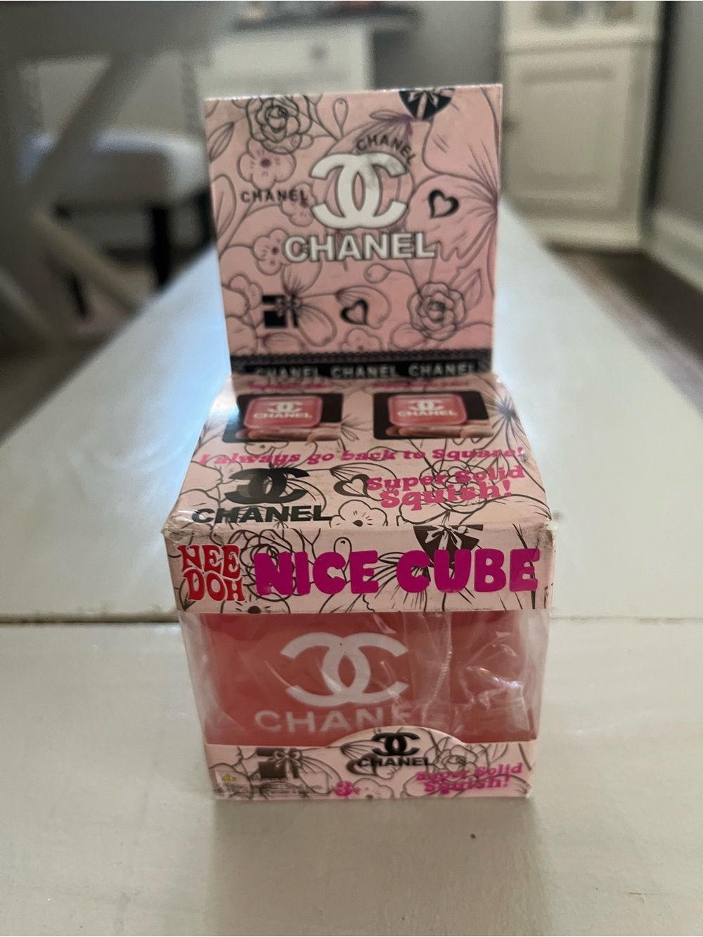 CHANEL Pink Nee-Doh Nice Cube